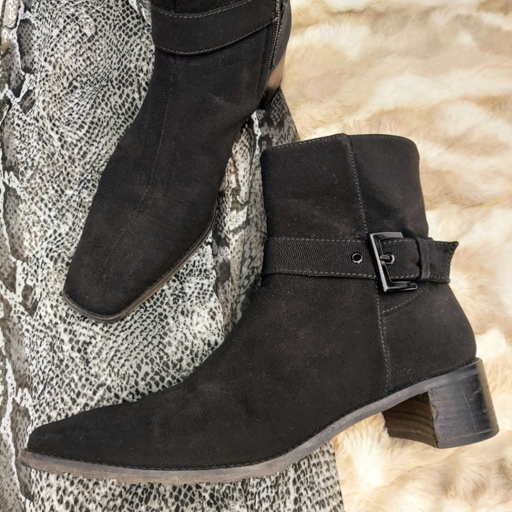 Stuart Weitzman Ankle Boots, Black sz 8